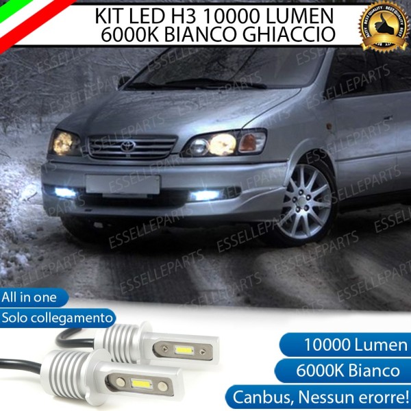 Kit Full LED H3 10000 Lumen Fendinebbia Toyota Picnic