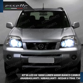 Kit Full LED H4 18000 LUMEN Anabbaglianti + Abbaglianti per NISSAN X TRAIL I