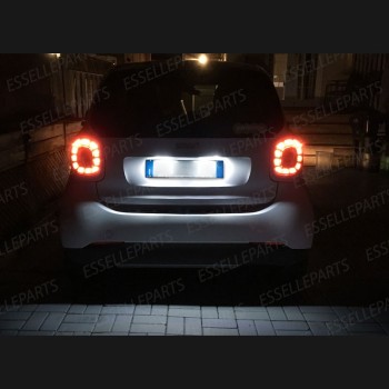 Kit LED Interni + Targa Per Smart Forfour MK2 6000K Canbus