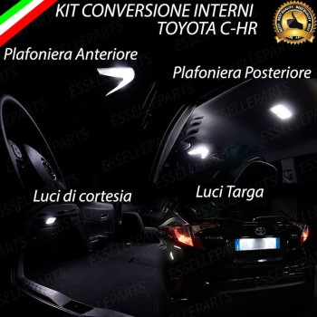 Led interni Completo + targa TOYOTA C-HR canbus 6000k Led interni Completo + targa TOYOTA C-HR canbus 6000k