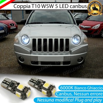Luci posizione 5 LED Canbus JEEP COMPASS MK1 Luci posizione 5 LED Canbus JEEP COMPASS MK1