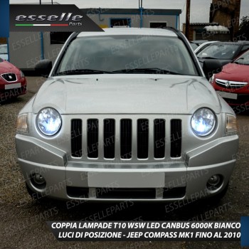 Luci posizione 6 LED Canbus 400 Lumen JEEP COMPASS MK1 Luci posizione 6 LED Canbus 400 Lumen JEEP COMPASS MK1