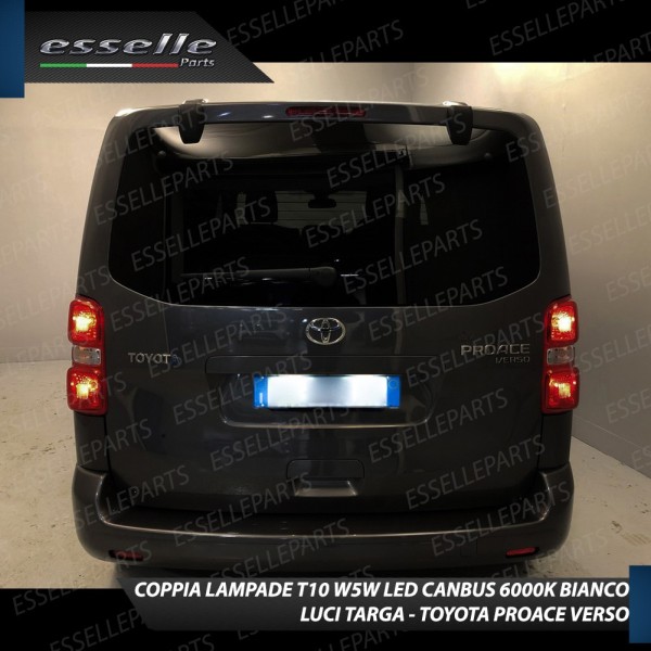 Luci Targa 5 LED Canbus 6000K per TOYOTA PROACE VERSO