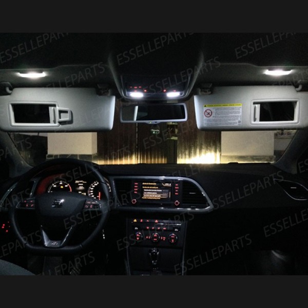 Kit LED interni Completo 6000K bianco Canbus Seat Leon MK3 5F