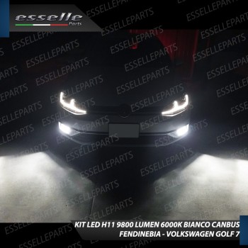 Kit Full LED H11 coppia lampade FENDINEBBIA VW GOLF VII