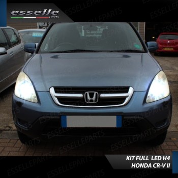 Kit Full LED H4 18000 Lumen 6000K bianco HONDA CR-V MK2 con Fari a parabola singola