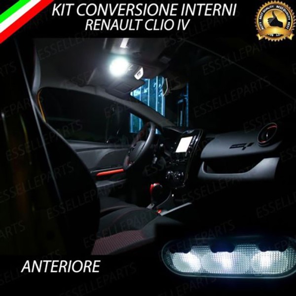 Kit LED interni Basic Pack 6000K Bianco Canbus Renault Clio MK4 Restyling