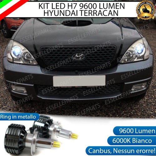 Kit Full LED H7 9600 LUMEN Anabbaglianti HYUNDAI TERRACAN