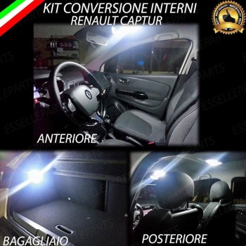 Kit LED interni Completo 6000K bianco Canbus Renault Captur Restyling