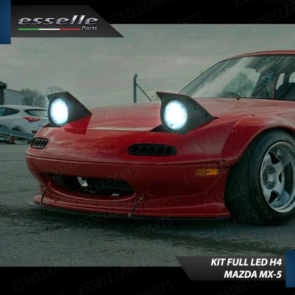 Kit Full LED H4 18000 LUMEN Anabbaglianti + Abbaglianti per MAZDA MX-5