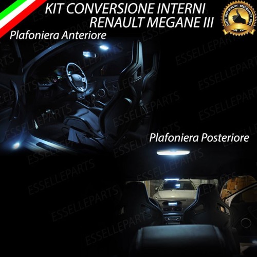 Kit LED interni Basic Pack 6000K Bianco Canbus Renault Megane MK3