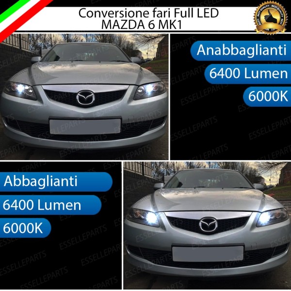Conversione Fari Full LED MAZDA 6 I