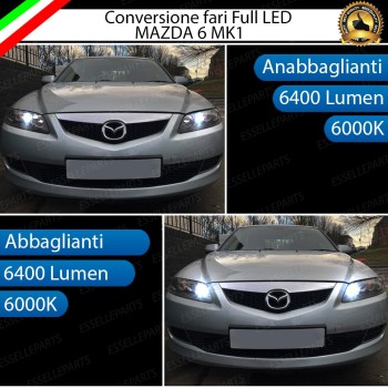 Conversione Fari Full LED MAZDA 6 I