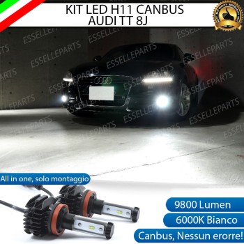 Kit Full Led 6000k canbus AUDI TT 8J H11 Fendinebbia No Error