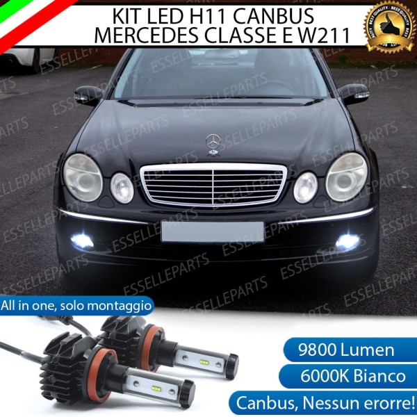 Kit Full LED H11 coppia lampade FENDINEBBIA MERCEDES CLASSE E W211