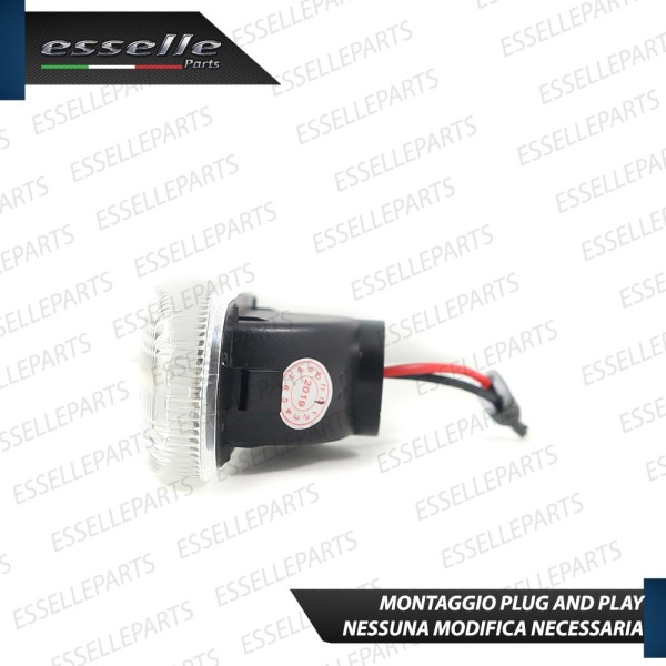 Placchette Dinamiche Bianche Laterali a 21 led per frecce per Fiat PUNTO EVO