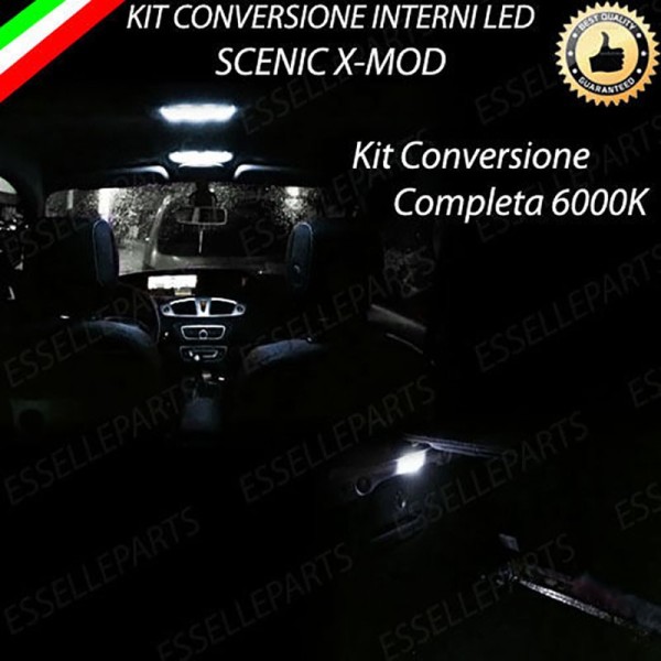 Led interni completo + targa RENAULT XMOD