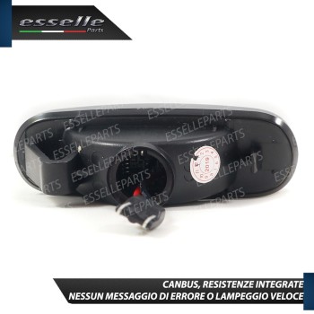 Placchette Dinamiche Nere Laterali a 21 led per frecce specifiche per Fiat PANDA III