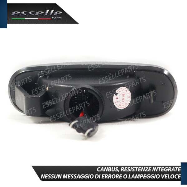 Coppia Placchette frecce Laterali Dinamiche Nero Fumè da 21 led per LANCIA MUSA