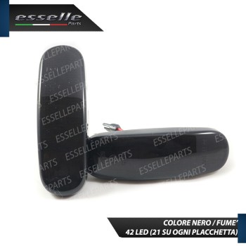 Coppia Placchette frecce Laterali Dinamiche Nero Fumè da 21 led per LANCIA MUSA