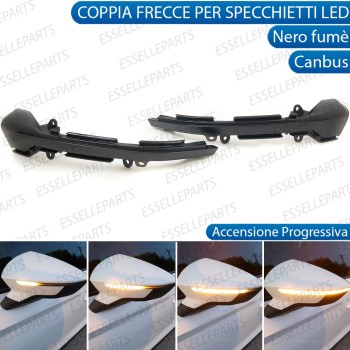 Coppia Frecce LED Dinamiche Laterali per specchietti SEAT LEON III 5F