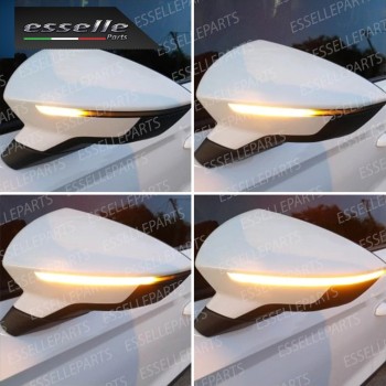 Coppia Frecce LED Dinamiche Laterali per specchietti SEAT LEON III 5F