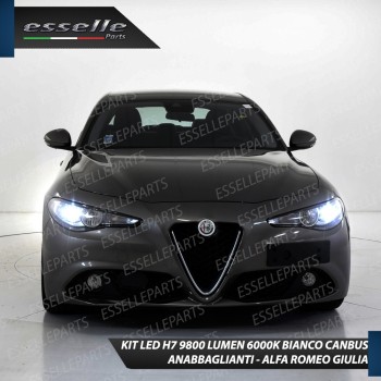 Kit Full Led 6000k canbus ALFA ROMEO GIULIA H7 ANABBAGLIANTI No Error