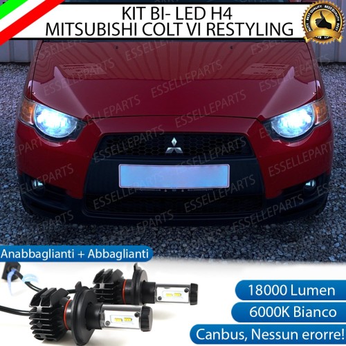 Kit Full LED H4 18000 LUMEN Anabbaglianti + Abbaglianti per MITSUBISHI COLT VII