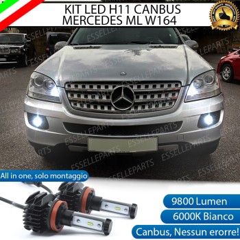Kit Full LED H11 coppia lampade FENDINEBBIA MERCEDES ML W164 Kit Full LED H11 coppia lampade FENDINEBBIA MERCEDES ML W164