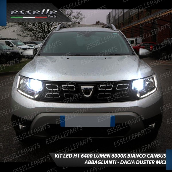 Conversione Fari Full LED 6000K bianco Dacia Duster 2