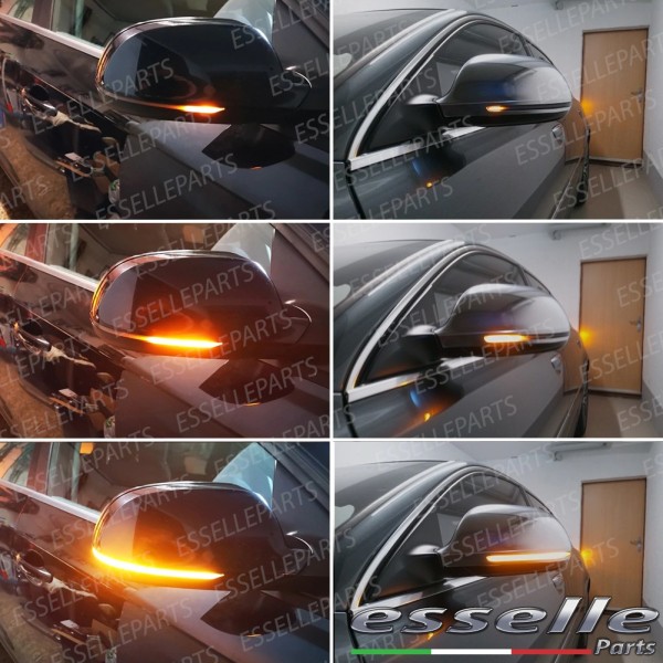Set Frecce Dinamiche per Specchietti laterali AUDI A6 C6 DAL 2008 AL 2010