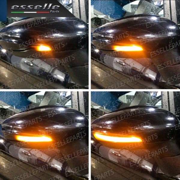 Coppia Frecce LED Dinamiche Laterali per specchietti Ford Fiesta MK6