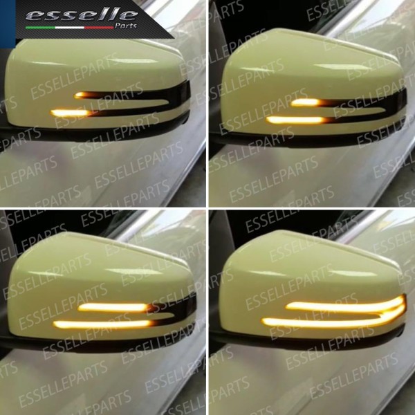 Coppia Frecce LED Dinamiche Laterali per specchietti MERCEDES GLA