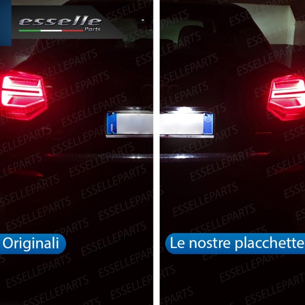 Placchette Luci Targa Led Audi A5 F53 6000K Bianco