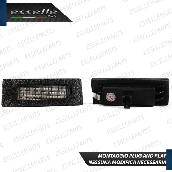 Placchette Luci Targa Led Audi A5 F53 6000K Bianco