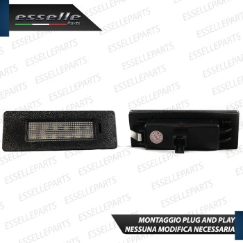 Placchette Luci Targa Led Audi A5 F53 6000K Bianco