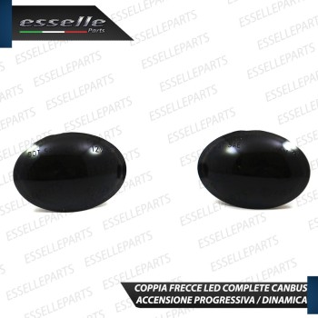 Placchette Dinamiche Laterali nere a 9 led per frecce specifiche per Lancia Lybra