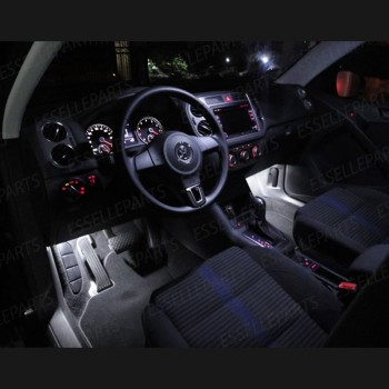 Kit Led interni Medium Pack 6000K Canbus VW Tiguan 5N Restyling DAL 2009
