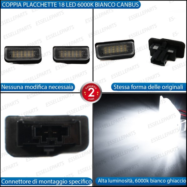Placchette a LED Complete per MERCEDES CLASSE E W211