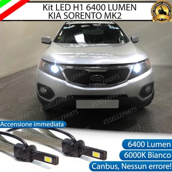 Kit Full LED H1 Abbaglianti 6400 Lumen 6000K bianco KIA SORENTO 2