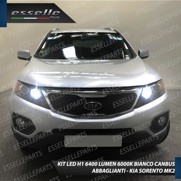 Kit Full LED H1 Abbaglianti 6400 Lumen 6000K bianco KIA SORENTO 2