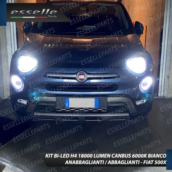 Kit Full LED H4 18000 Lumen 6000K bianco per FIAT 500X