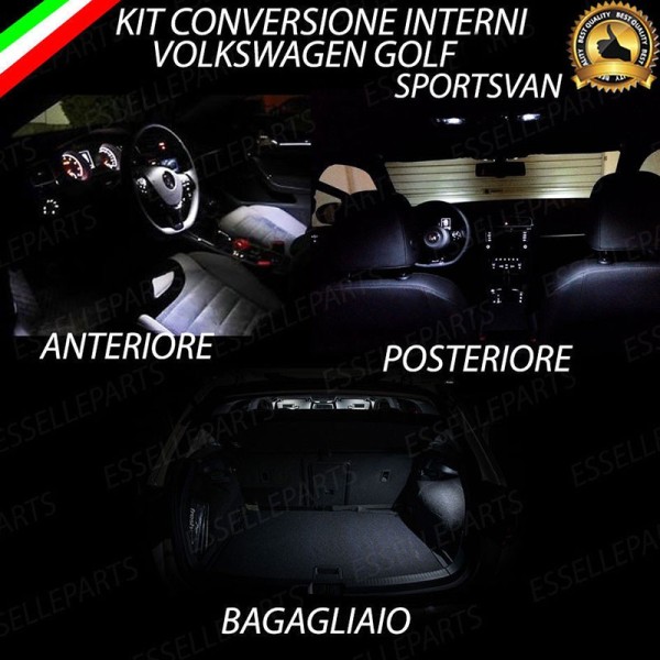 Kit LED Interni Medium Pack 6000K Bianco Canbus per VW Sportsvan Dal 2017