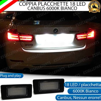 Placchette Luci Targa Led BMW SERIE 2 F45 6000K