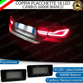 Placchette Luci Targa Led BMW X5 F15 F85 6000K