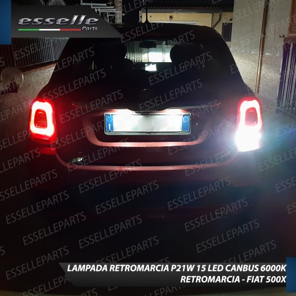 Lampada LED Retromarcia 15 LED Canbus 6000K Fiat 500X Fino al 2016