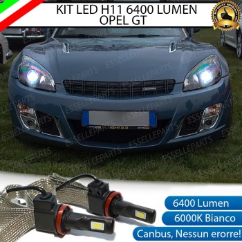 Kit Full LED Anabbaglianti H11 6400 LUMEN OPEL GT Kit Full LED Anabbaglianti H11 6400 LUMEN OPEL GT