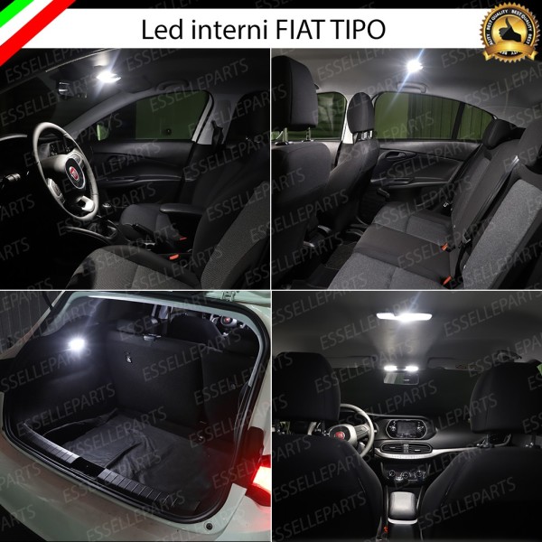 Kit LED Interni Completo 6000K bianco ghiaccio Canbus Fiat Tipo