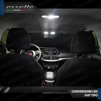 Kit LED Interni + Targa 6000K bianco ghiaccio Canbus Fiat Tipo