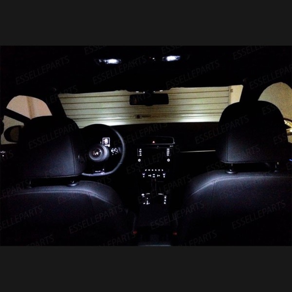 Kit LED interni Completo 6000K Bianco Canbus VW Golf MK7 RESTYLING con interni alogeni